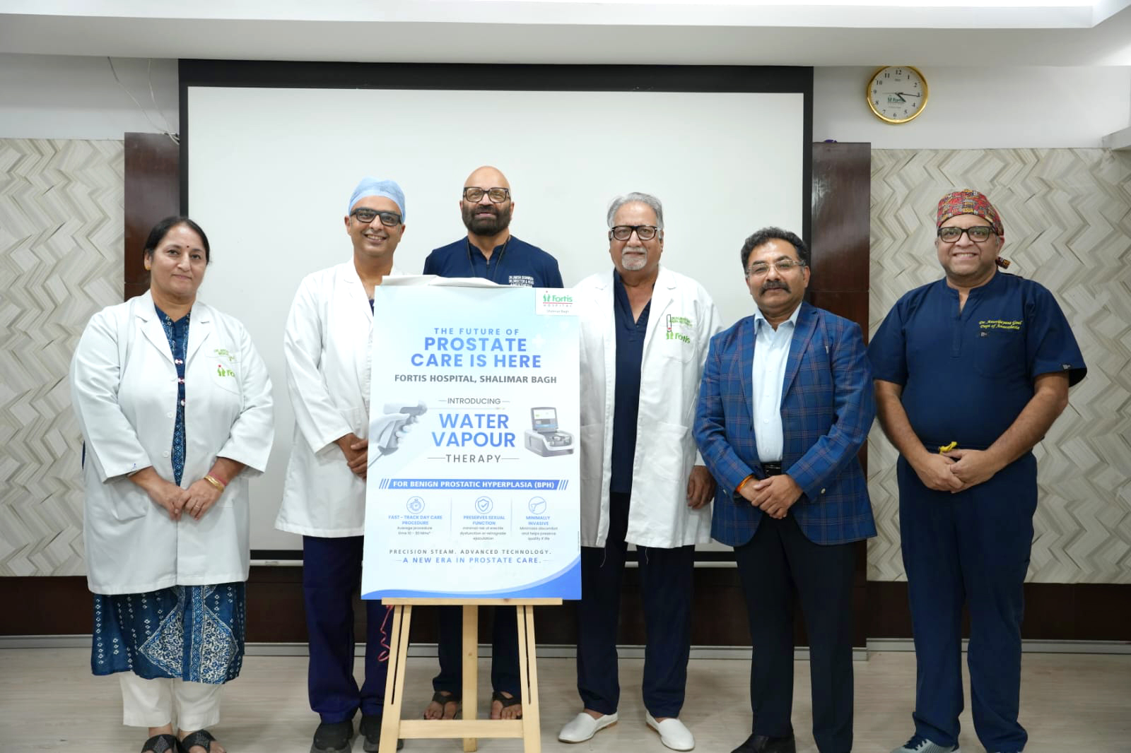 Fortis Hospital, Shalimar Bagh Becomes Delhi NCR’s First Multi-speciality Hospital to Launch Rezūm  Water Vapor Therapy for Enlarged Prostate