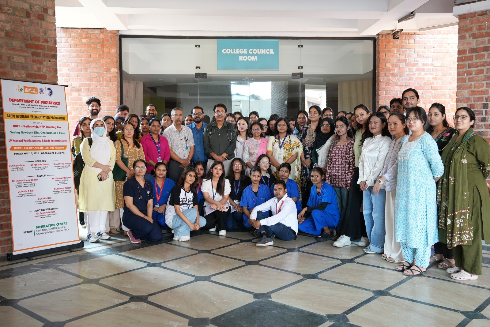 Sharda School of Medical Sciences and Research, Sharda Hospital, Sharda University Joins Nationwide NRP Day Initiative to Strengthen Newborn Survival