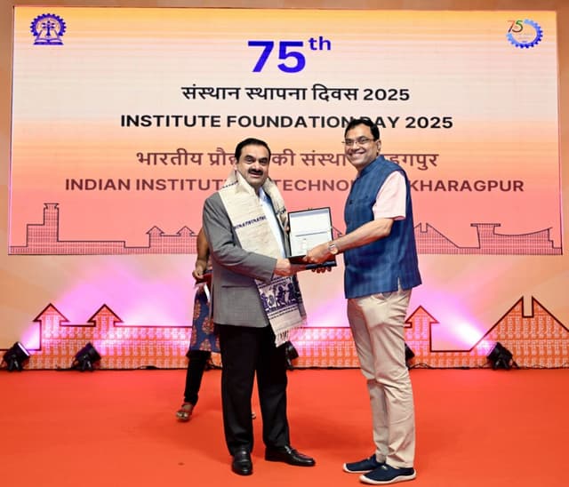 Gautam Adani speaks at IIT Kharagpur
